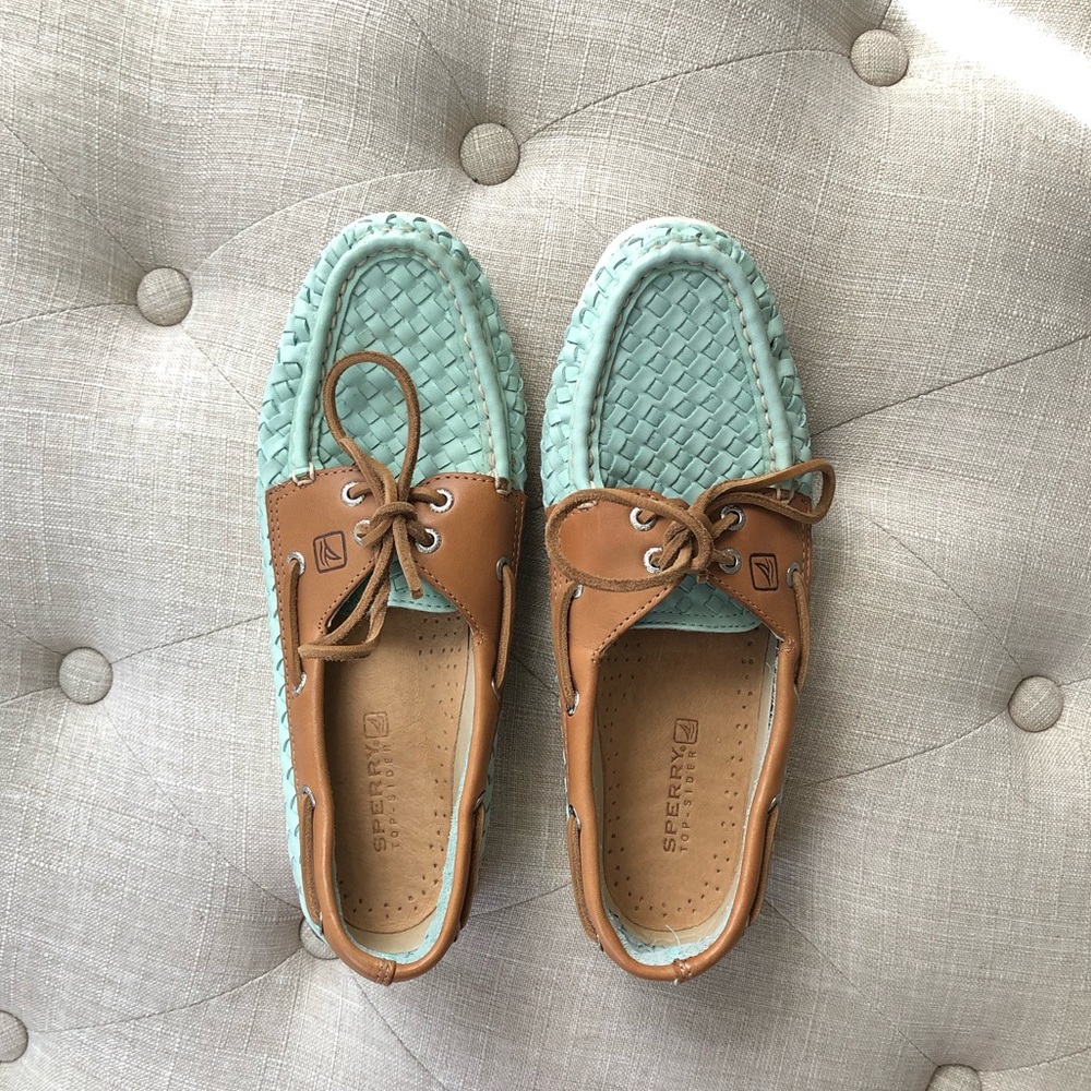 Two Tone Leather Sperry Top-Sider